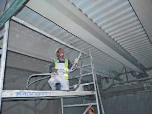 Aplikace omítky Vermiplaster