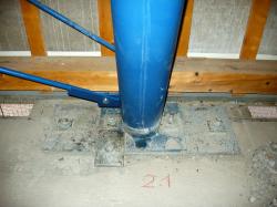 Obr. 7: Ukotvení ocelového sloupu