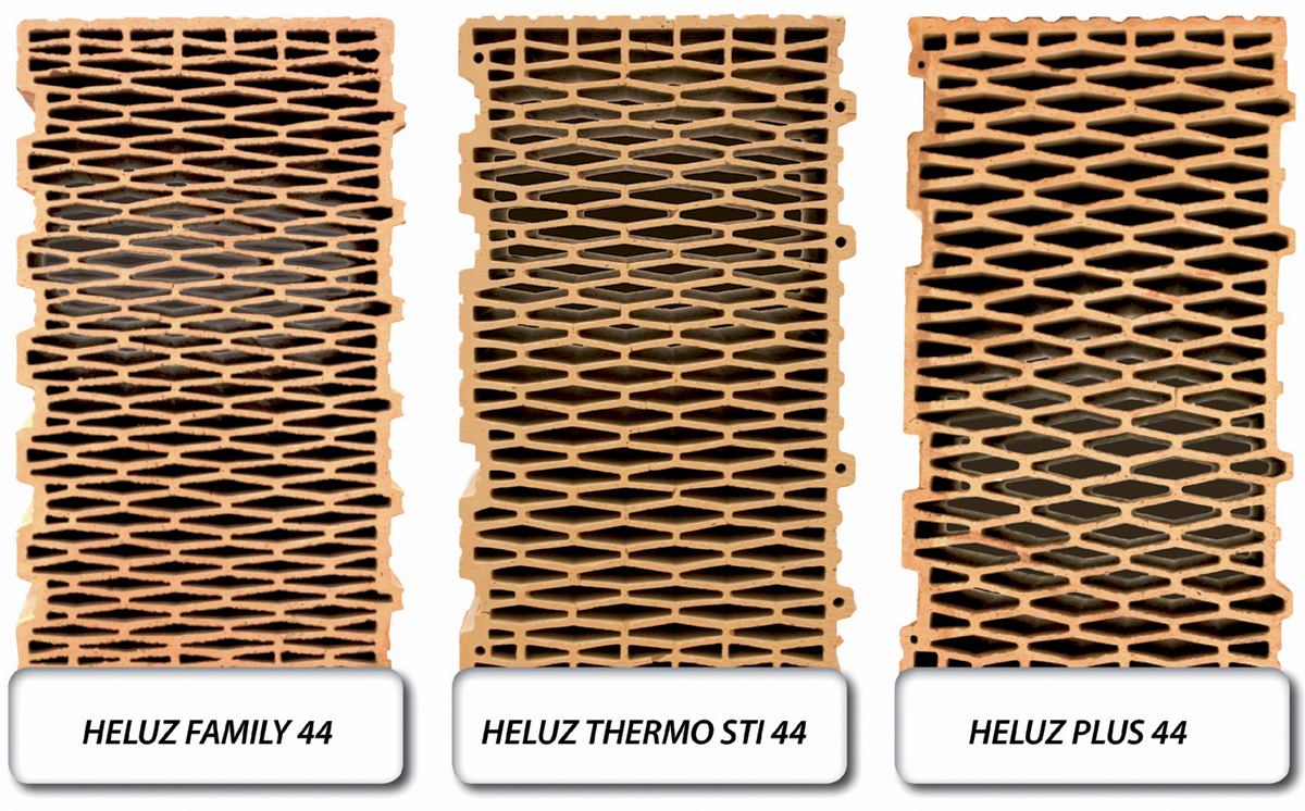 Broušené cihly HELUZ