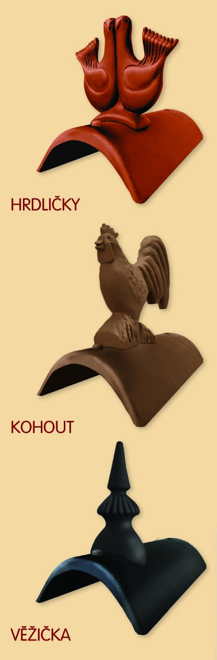 Ozdobné střešní prvky KM Beta