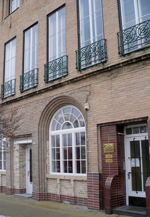 Detail zdiva uliční fasády