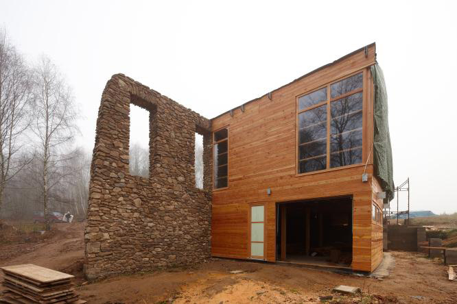 Dům v oboře od architektů Martina Rajniše a Davida Kubíka