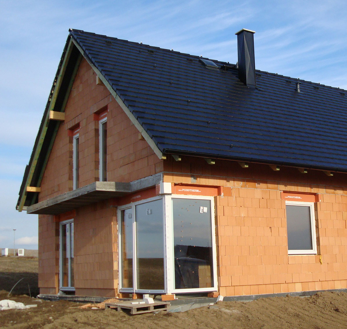 Ukázka dokončeného rohového okna