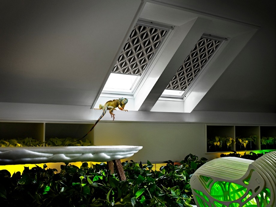 Kolekce zcela zatemňujících rolet VELUX od Karima Rashida