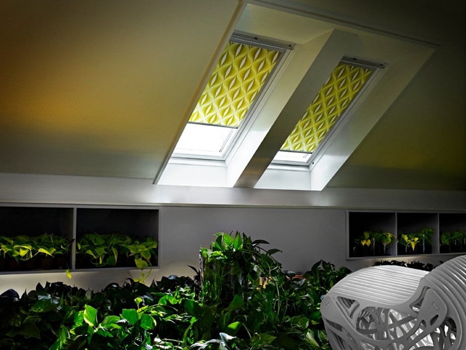 Kolekce zcela zatemňujících rolet VELUX od Karima Rashida