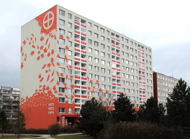 Vítěz internetového hlasování o panelákovou Miss Sympatie 2011: bytový dům Hrabákova