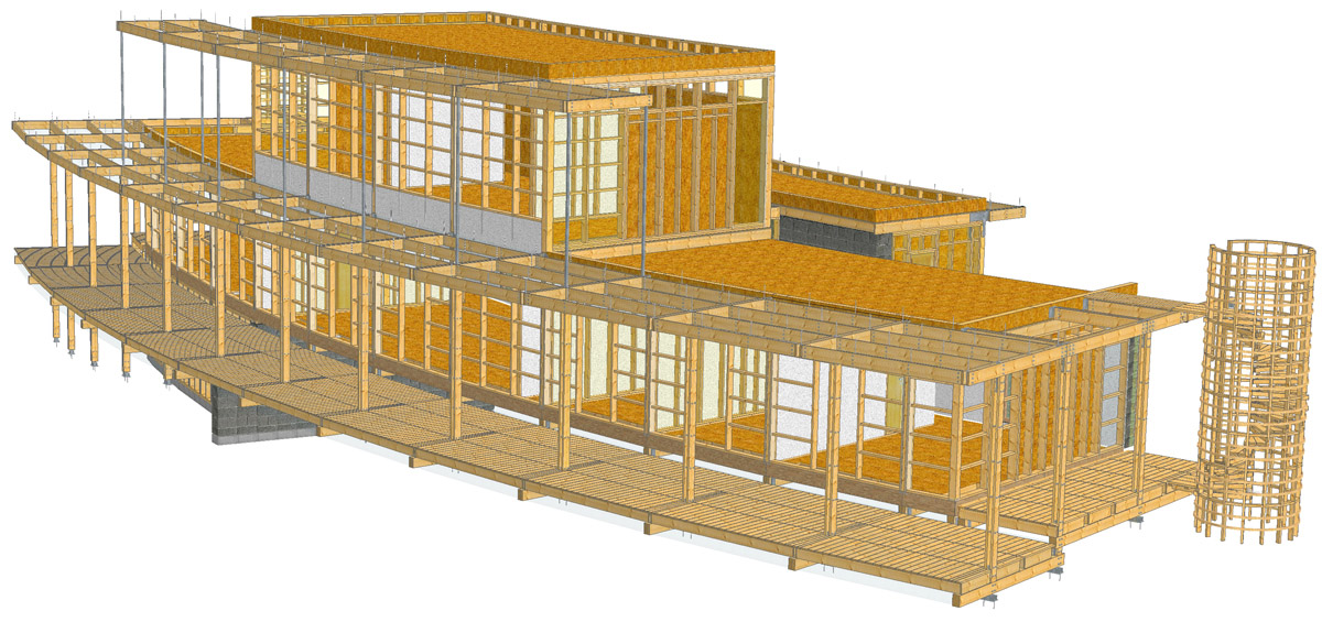 Dům v oboře – vizualizace