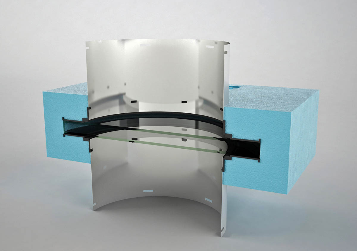 Izolační dvojsklo v prvku LIGHTWAY BLUE PERFORMANCE naplněné argonem zajistí vynikající hodnotu tepelného prostupu U = 0,6 W/(m2.K) a nedojde ke srážení vody ve světlovodu.