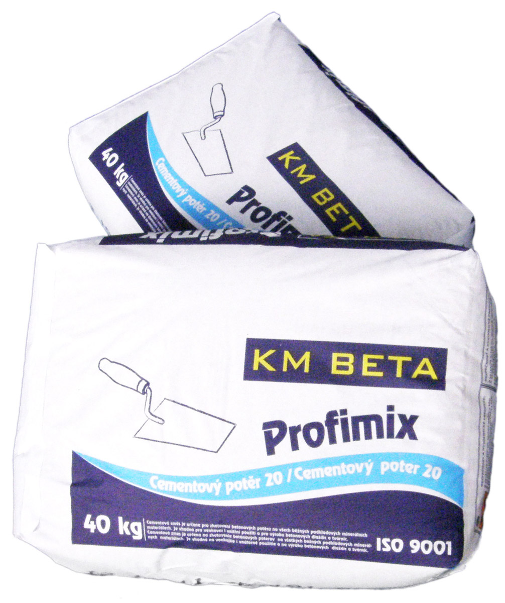CP 101– cementový potěr C 20 se zimní úpravou 