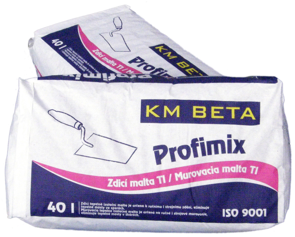 TM 501 – tepelněizolační zdicí malta se zimní úpravou