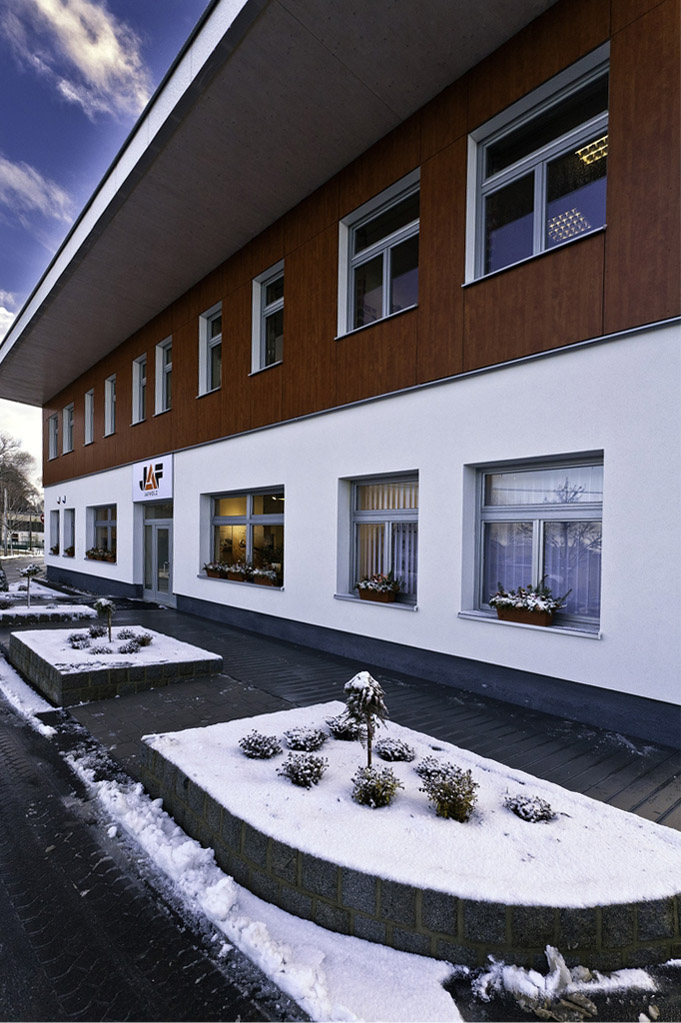 Administrativní budova firmy JAF HOLZ v Rokycanech po přestavbě