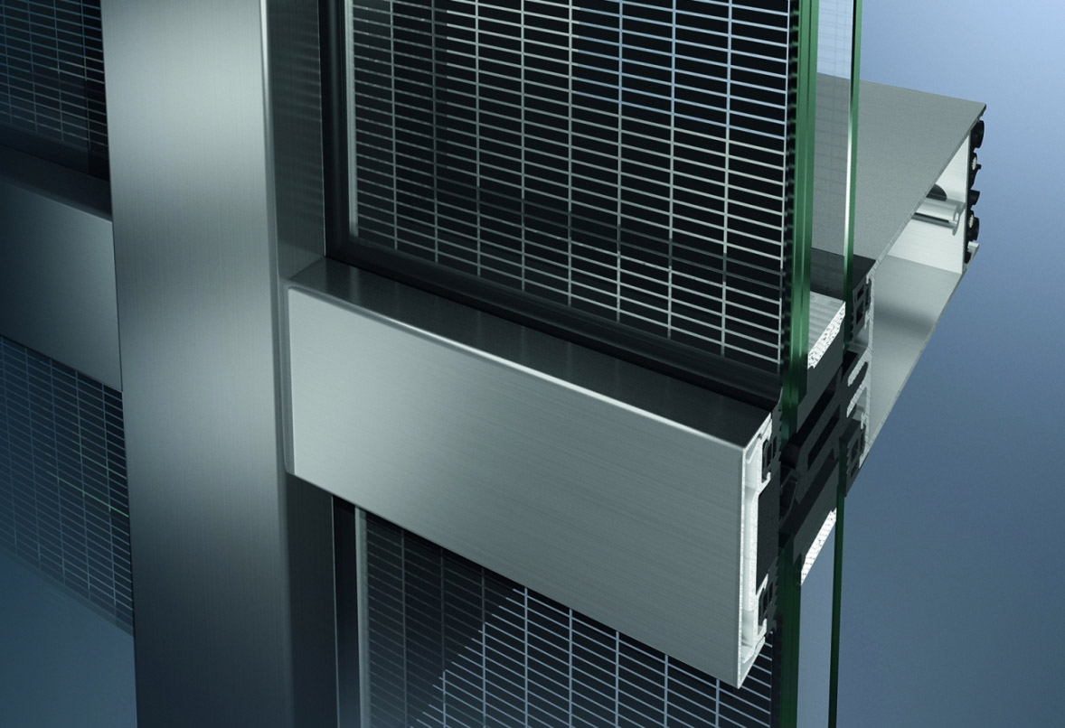 Izolační sklo Schüco ProSol TF+ v teplé fasádě FW 50+.SI