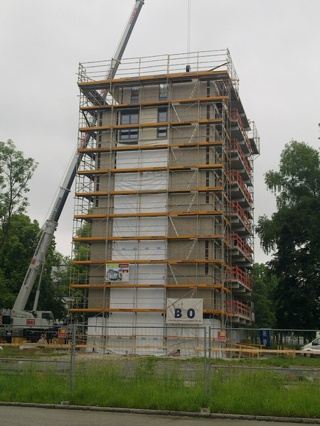 Díky vysokému stupni prefabrikace byla budova postavena ve vysoké kvalitě a ve velmi krátkém čase.