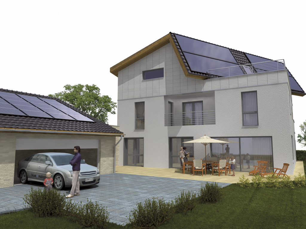 Cihlový dům e4 2020 – vizualizace