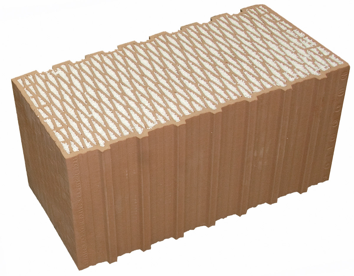 Broušený cihelný blok HELUZ Family 2in1