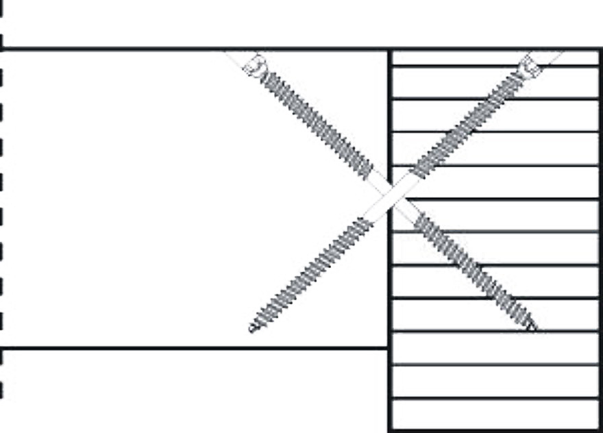 Obr. 3: Únosnost 7,44 kN; doba montáže 1,5 minuty; skrytý spoj