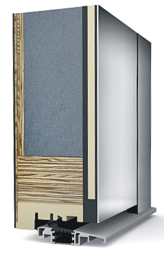 Vchodové dveře studio HT 410 – řez