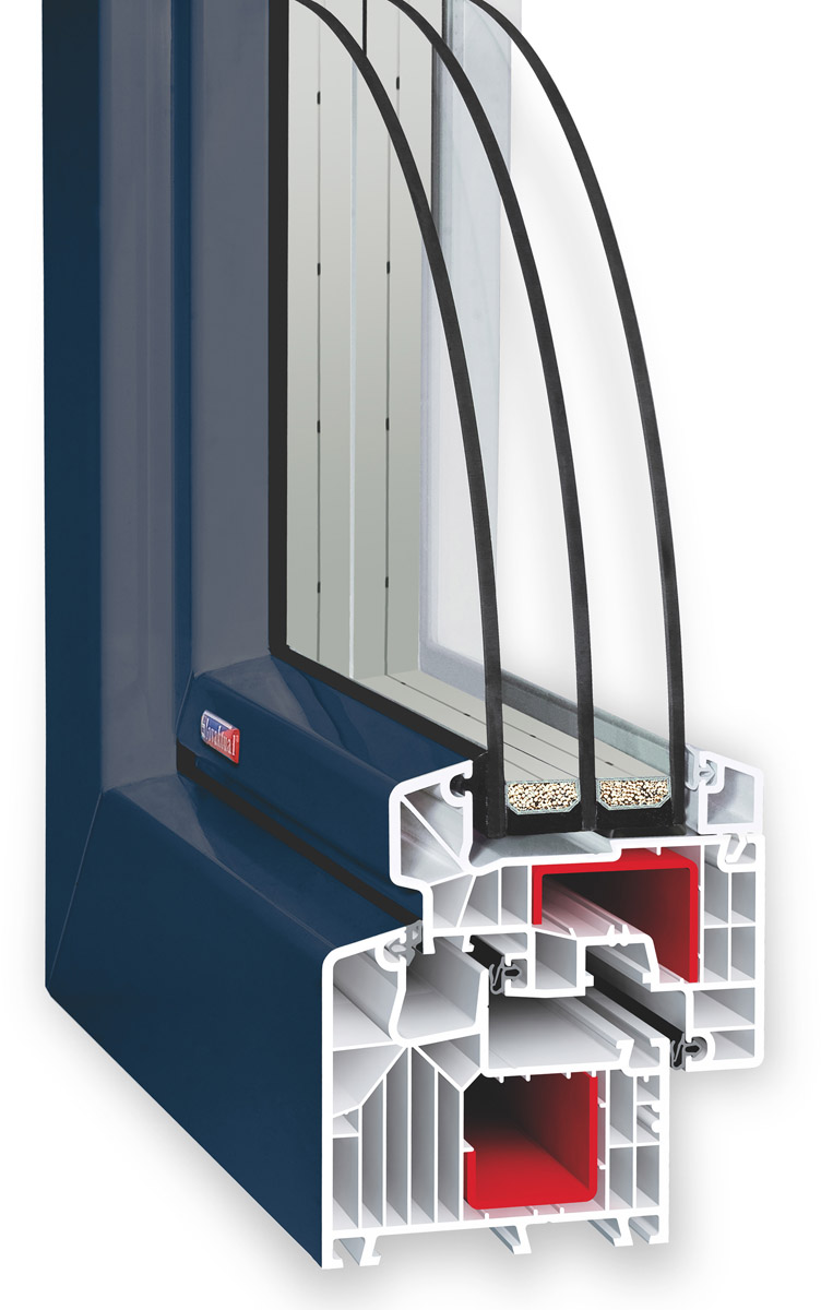 Osmikomorové okno PASIV – HL SGG SWS