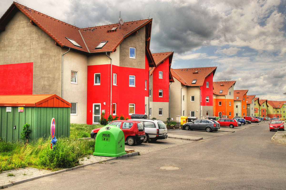 Bytové domy v Chýni