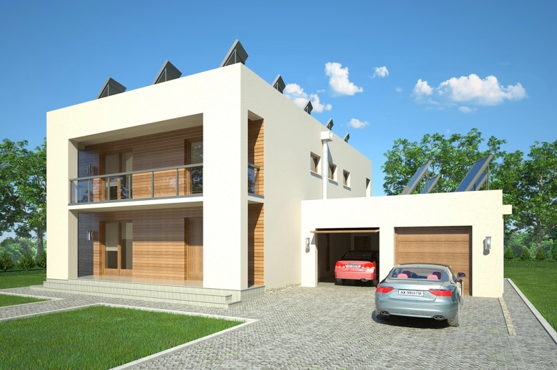 Soběstačný dům Plus – Green Power – vizualizace