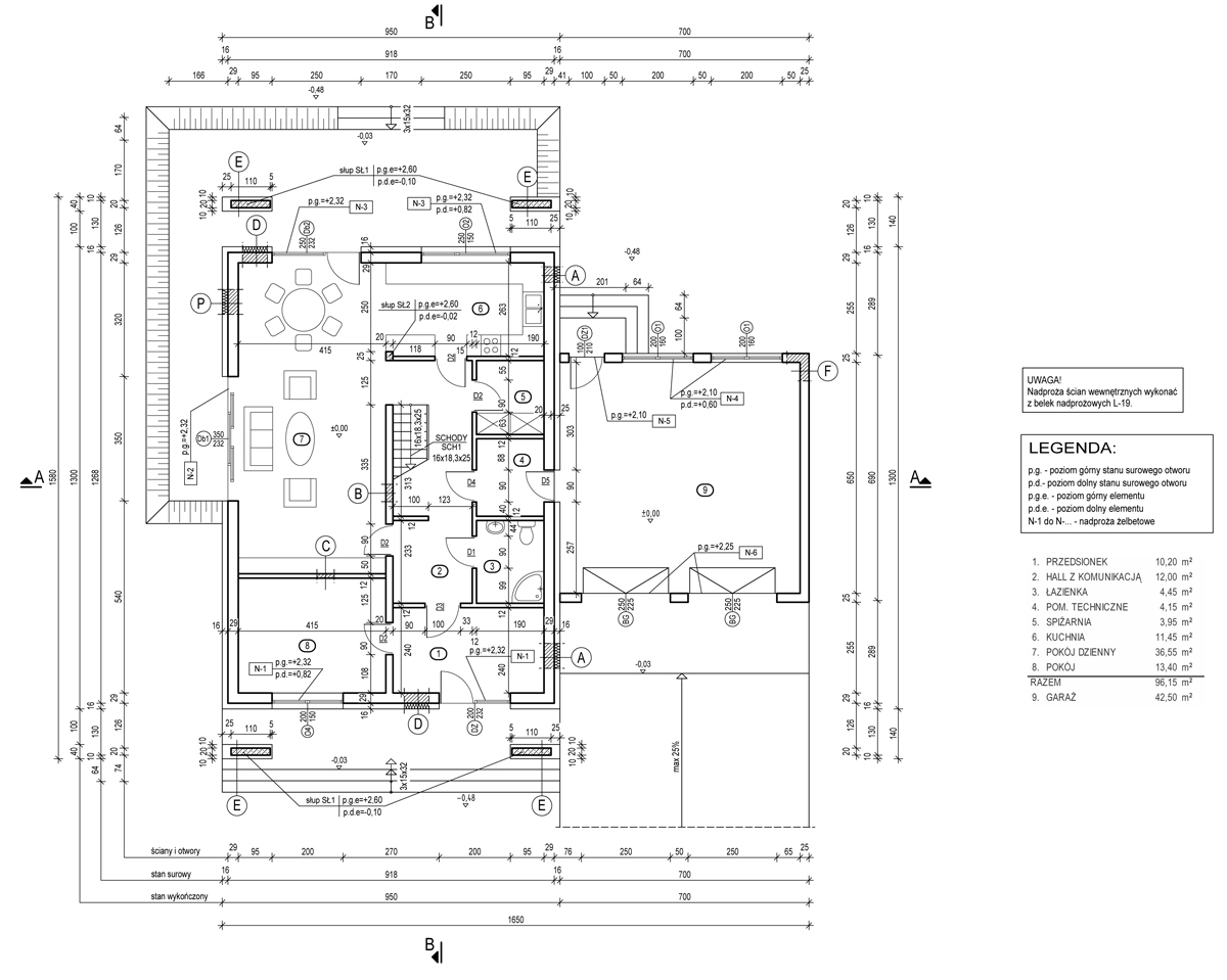 Soběstačný dům Plus – Green Power – půdorys přízemí