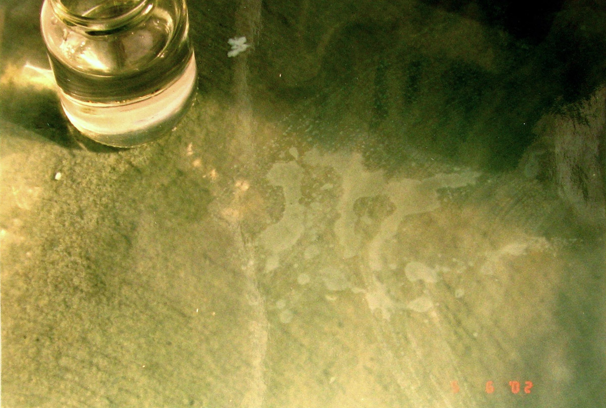 Obr. 17: Kondenzace pod fólií