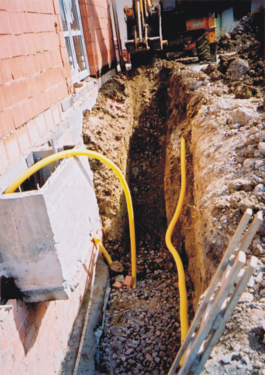 Obr. 26: Třípatrová, ale málo platná drenáž