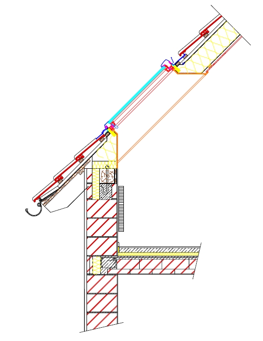 Napojení střešního okna na ostění