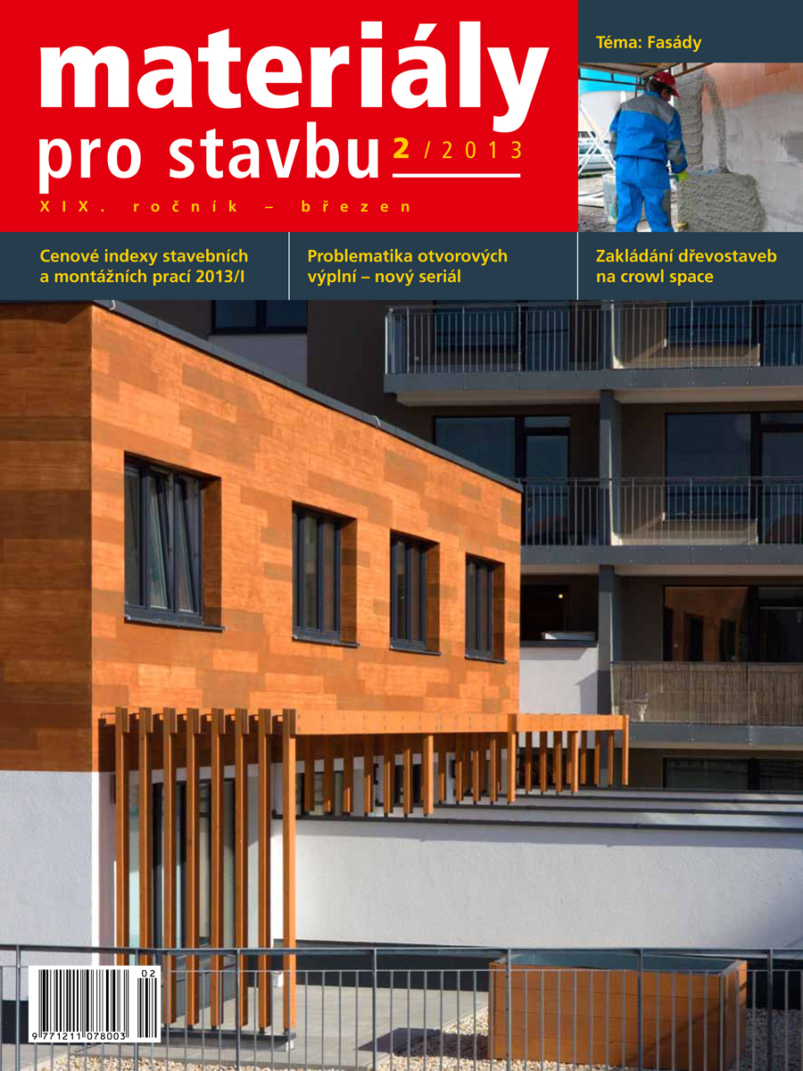 Materiály pro stavbu 2/2013