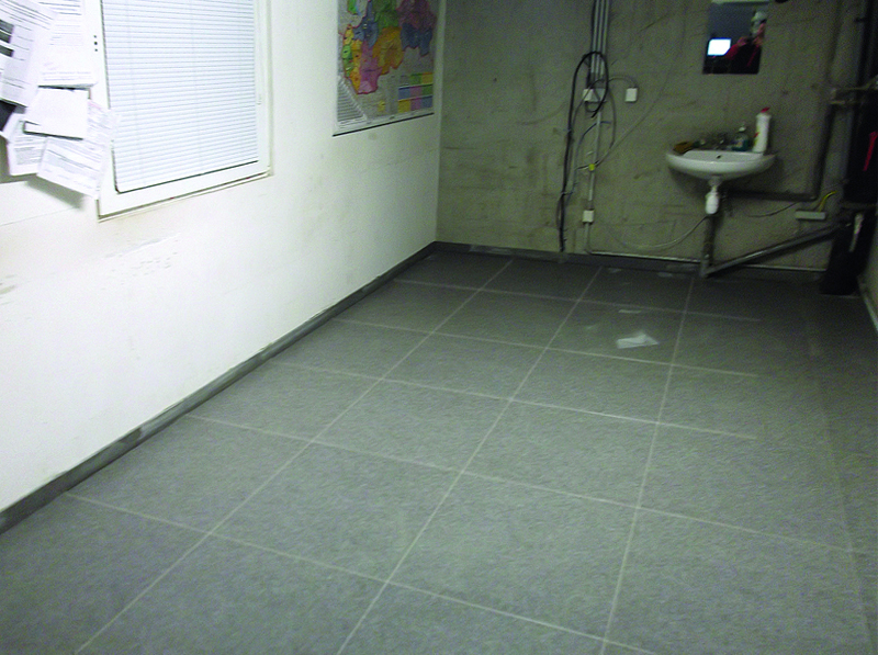 Podlaha po vyspárování