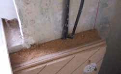 Detail zakrytí elektroinstalace