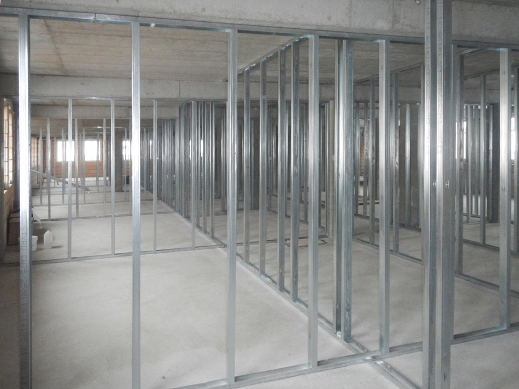 Materiály fermacell na vnitřních příčkách hotelu Beránek v Úpici