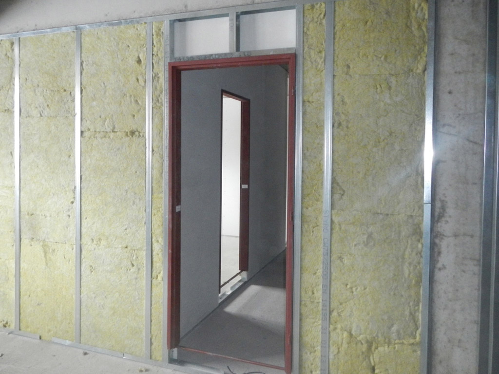 Materiály fermacell na vnitřních příčkách hotelu Beránek v Úpici