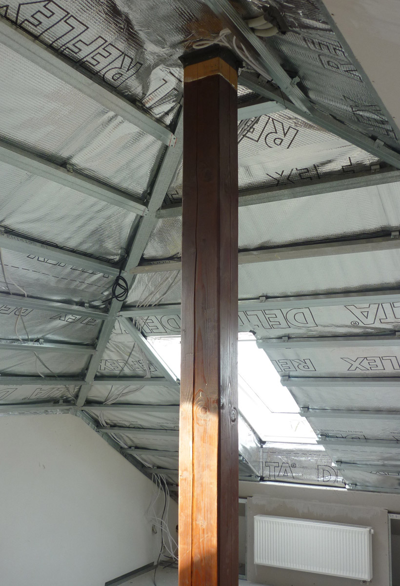 Realizace půdní vestavby, Frýdek-Místek, 2012