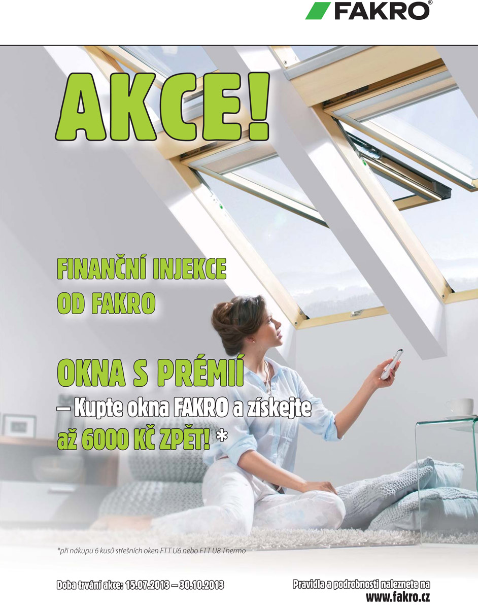 Finanční injekce od FAKRO – leták