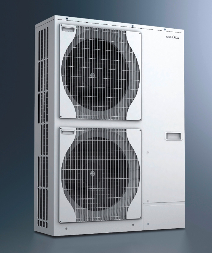 Schüco HTE 08 – tepelné čerpadlo vzduch/voda se splitovou jednotkou