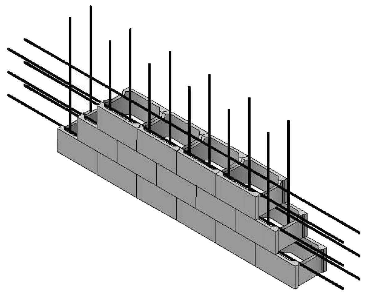 Schéma vyztužení betonářskou výztuží