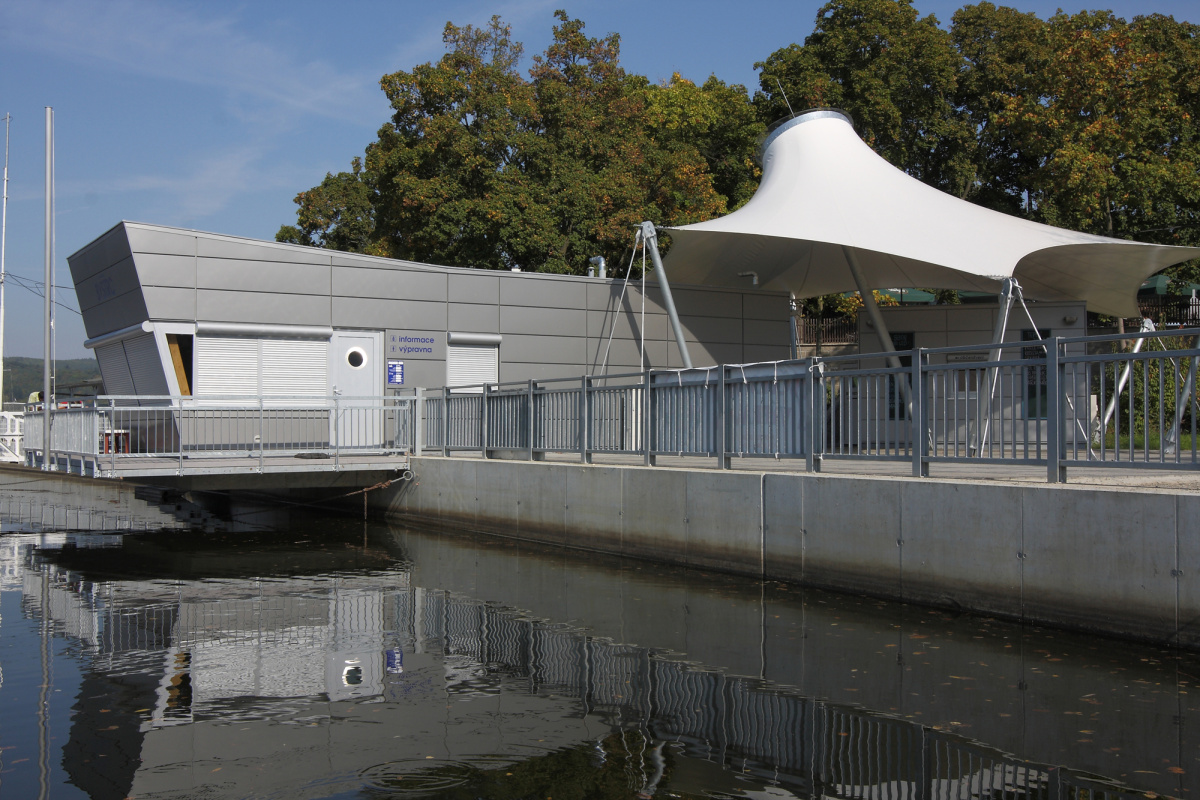 Výpravna lodí v Brně-Bystrci