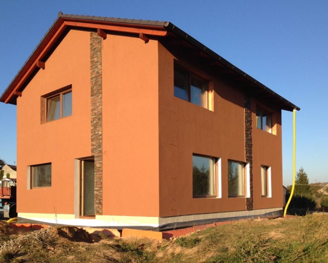 Plešnice, autor projektu: Ing. arch. Lubomír Korčák, Projekty domů