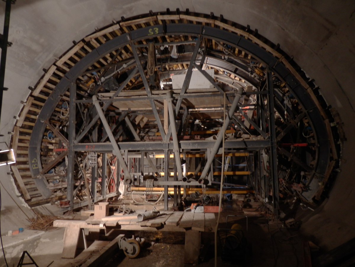 Obr. 1: Použití Permacretu ve vodonepropustném definitivním ostění tunelů MYPRA