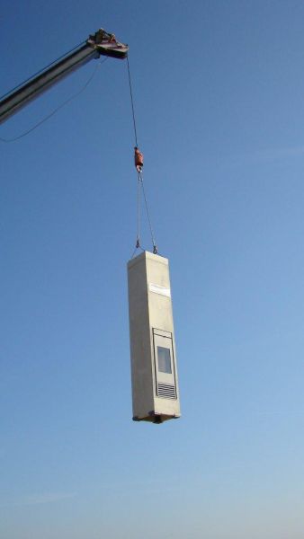 Technologie Parat, komíny se sestavují z připravených prefabrikátů přímo na stavbě