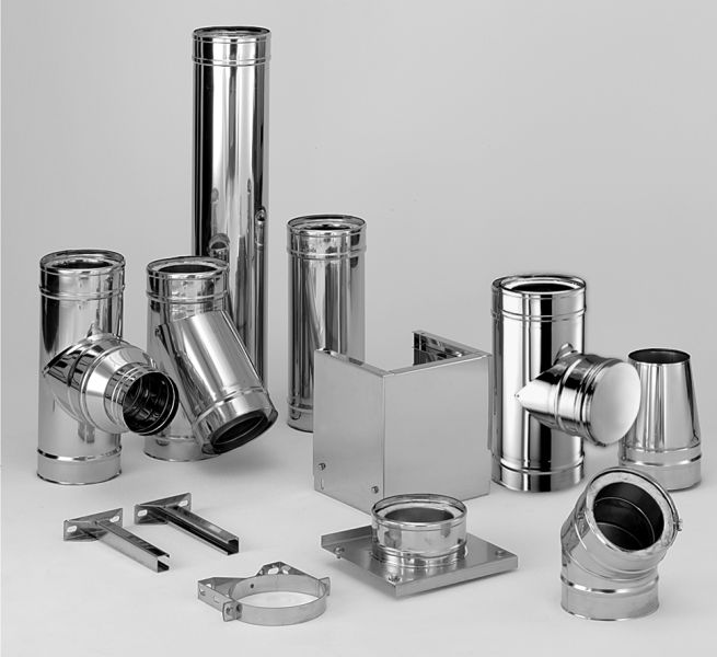 Příslušenství nerezových komínů Schiedel