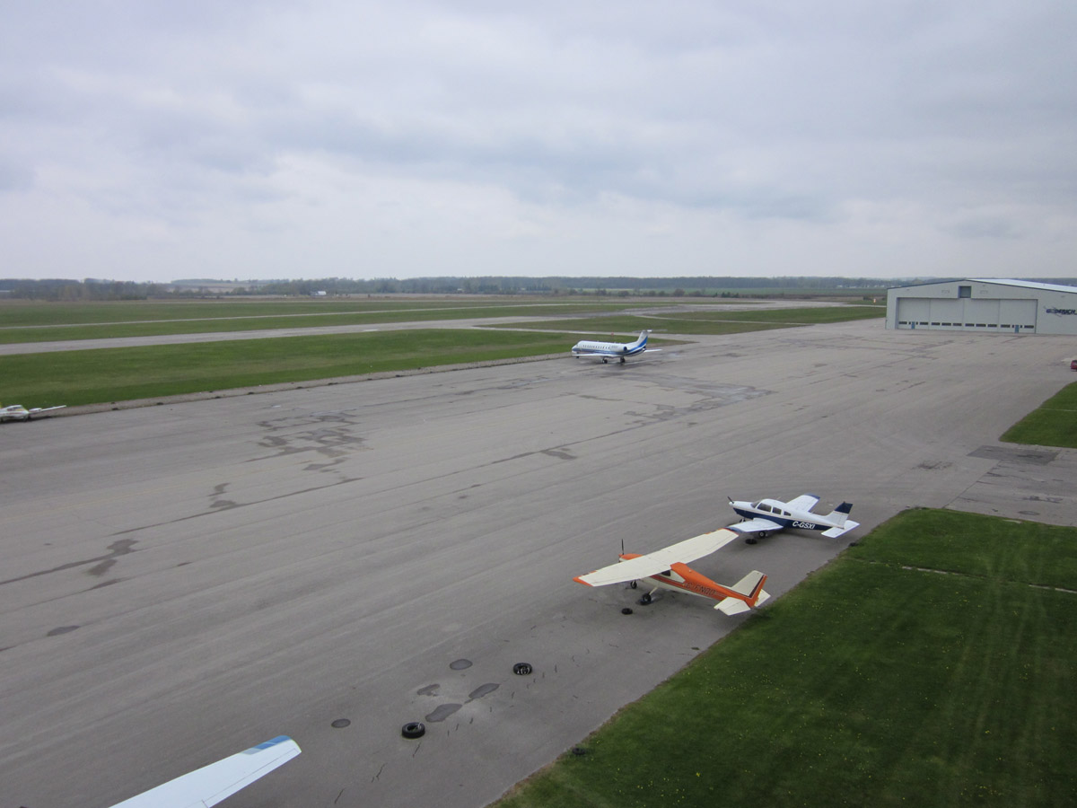 Letiště Centralia – snímek pořízený v roce 2012