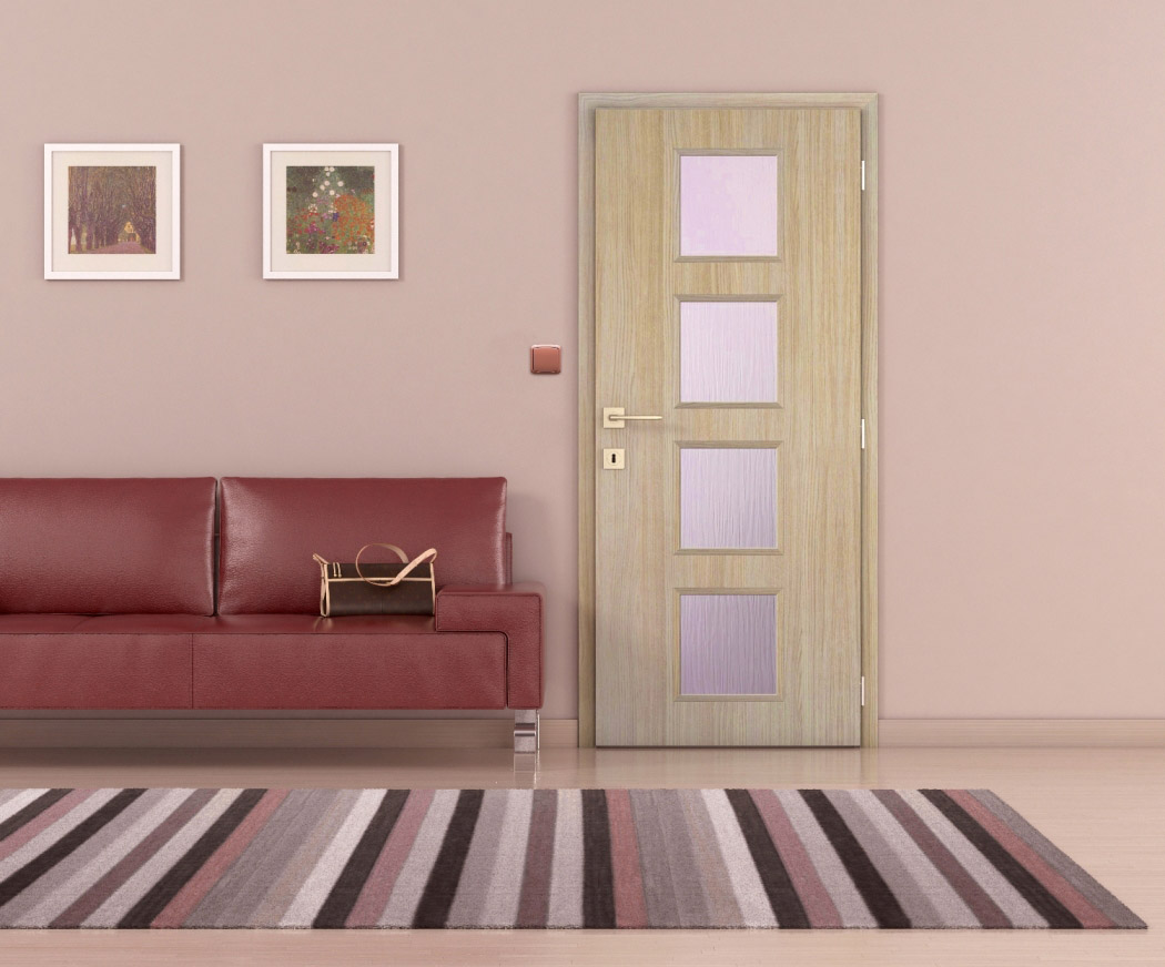 Nová řada dveří SIMA se zapuštěnými rámečky s prosklením