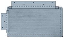 Připevňovací lišty se používají v krajových a rohových oblastech, které jsou vystaveny vyššímu namáhání sáním větru