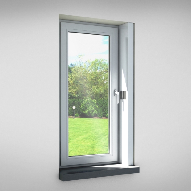 Schüco VentoTherm, vertikální instalace