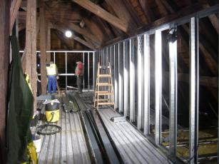 Vestavba do krovu s využitím systému Lindab Construline