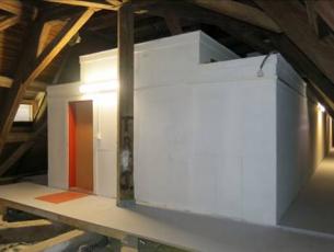 Vestavba do krovu s využitím systému Lindab Construline