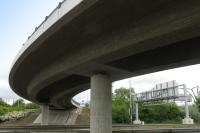 Most přes Jižní spojku na Spořilově