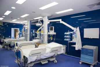 Antibakteriální sklo v nemocnici N. I. Pirogova v Sofii